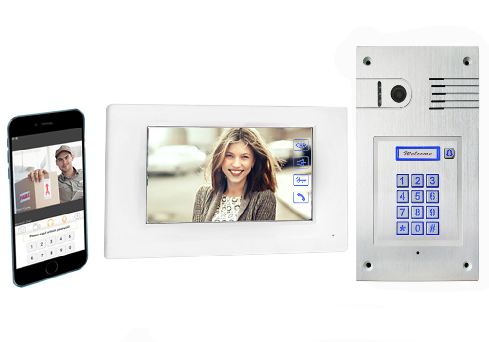 Wi-Fi Video Intercom with Mobile Phone Connection (KSWF06)