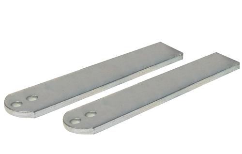 Pair 210mm long weld-on brackets for the Jet motors (pier end)