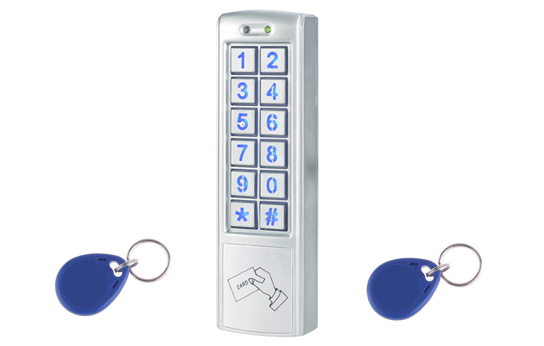 External Back-lit Digital keypad with Proximity reader