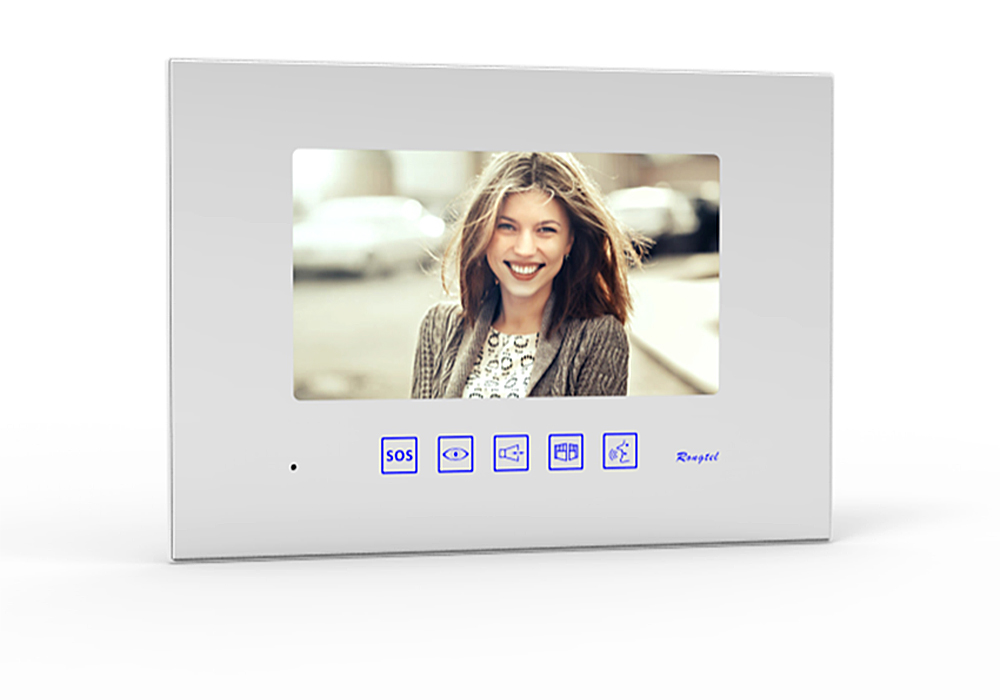 Hard Wired Monitor for Video Intercom with Mobile Phone Connection